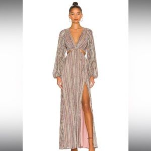 House of Harlow 1960 x REVOLVE Jerri Maxi Dress in Metallic Multi